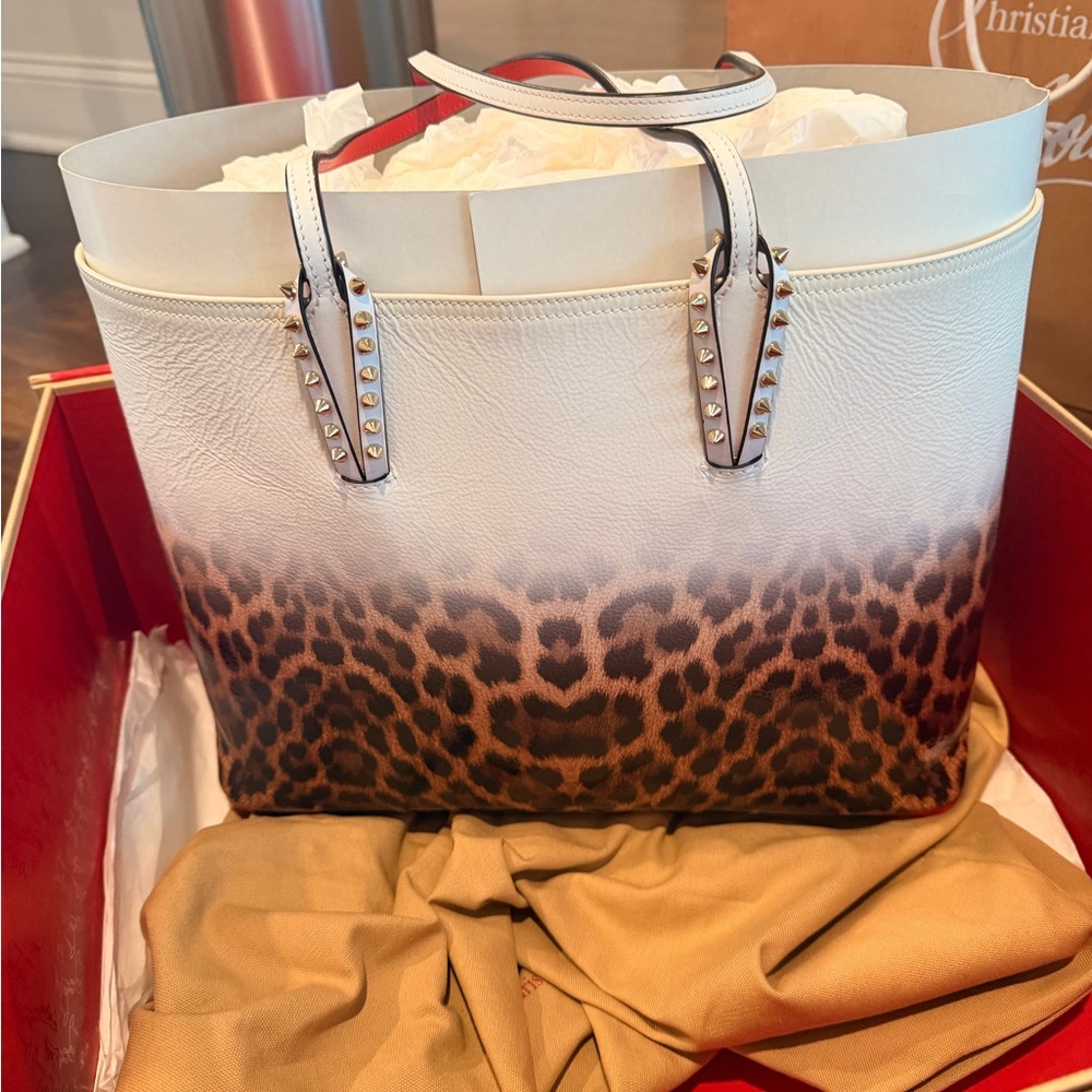 Christian Louboutin Ombre Leopard Tote